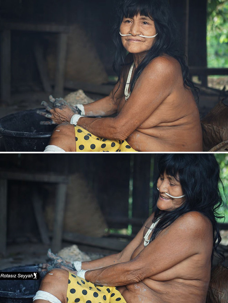 Fotógrafo capta a reação de mulheres depois de serem elogiadas