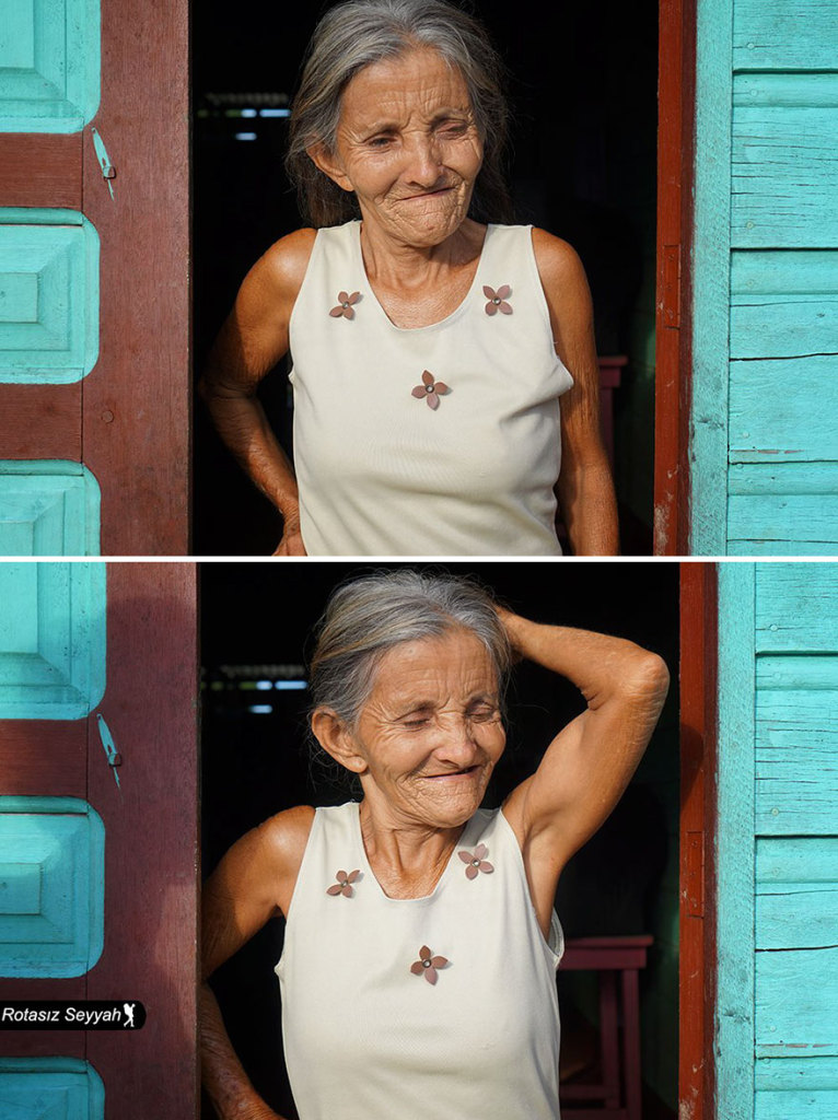 Fotógrafo capta a reação de mulheres depois de serem elogiadas