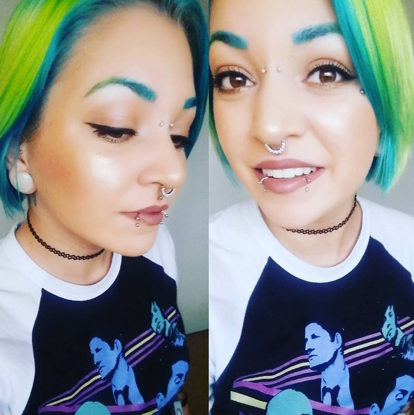 Nova moda é tingir as sobrancelhas com variação de cores. Você faria?