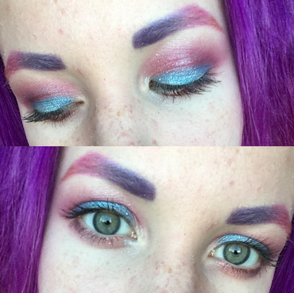 Nova moda é tingir as sobrancelhas com variação de cores. Você faria?