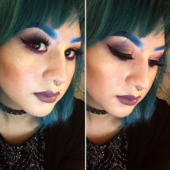 Nova moda é tingir as sobrancelhas com variação de cores. Você faria?