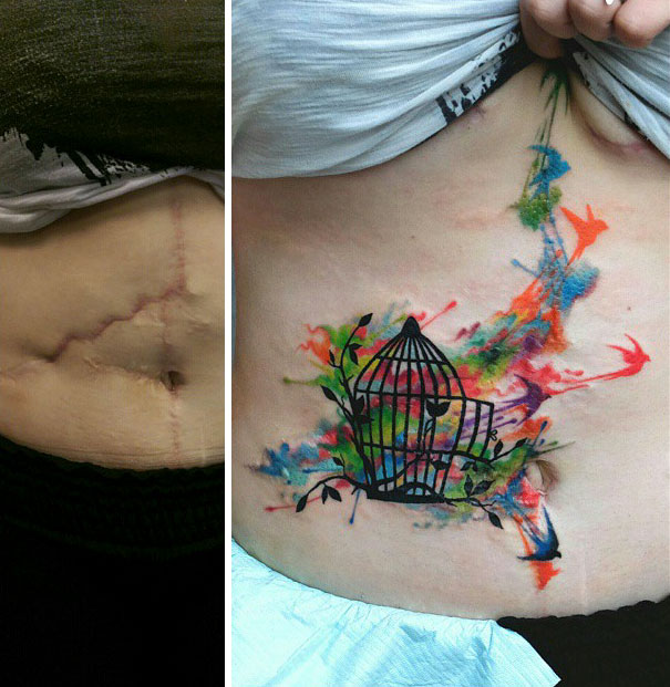 Pessoas transformam traumas em desenhos cheios de beleza e significado
