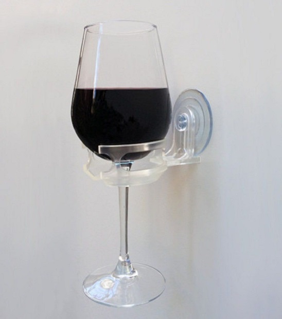 Suporte de taça para o banho!