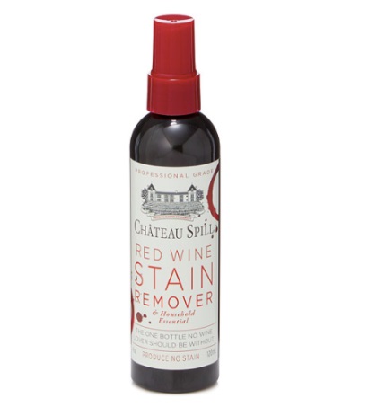 Removedor de mancha de vinho tinto com cheiro de vinho.