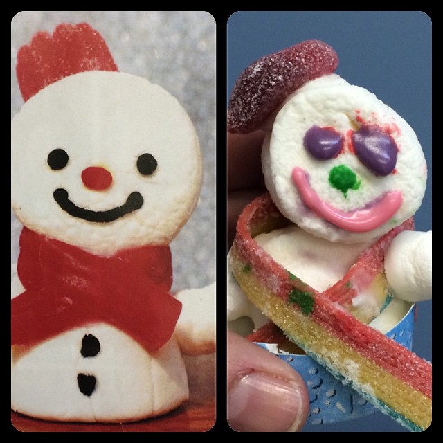 Você antes do Natal -> você depois do Natal