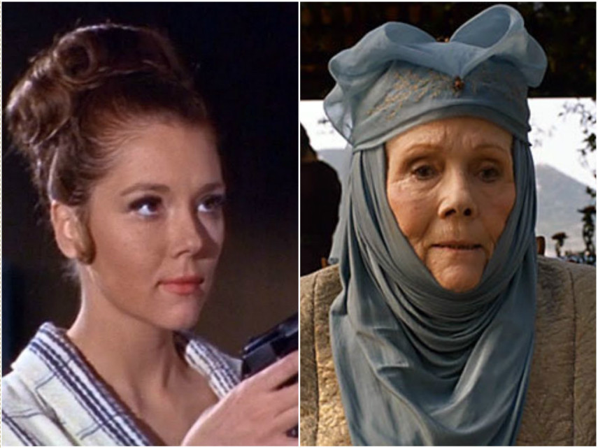 Diana Rigg foi Teresa di Vicenzo em '007 - A Serviço Secreto de   Sua Majestade' (1969)