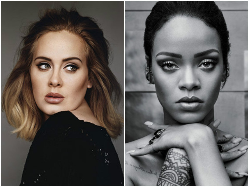 Adele disse sobre Rihanna: 