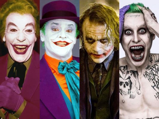 Cesar Romero, Jack Nicholson, Heath Ledger