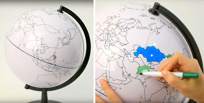 É só ir marcando os países em que você já pisou