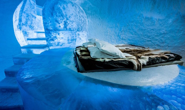 Agora, é possível se hospedar neste hotel sueco em qualquer época do ano. Maravilhoso, hein? Brrrrr!