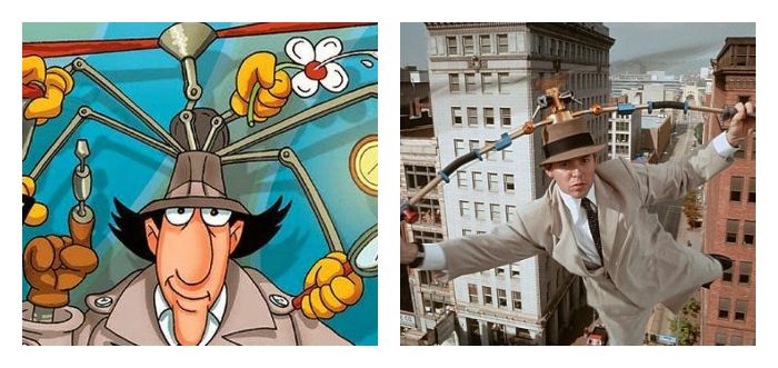 O desenho de 1983 virou filme em 1999, com Matthew Broderick como o Inspetor. Foi muito bem de bilheteria
