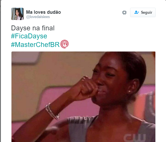 Dayse é a segunda finalista após vencer Dario