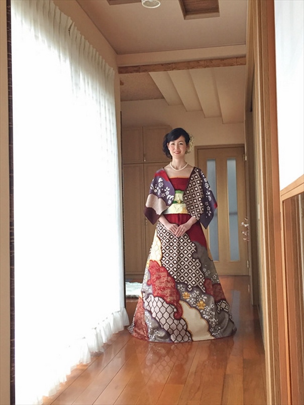 Noivas no Japão estão transformando quimonos em vestidos de noivas