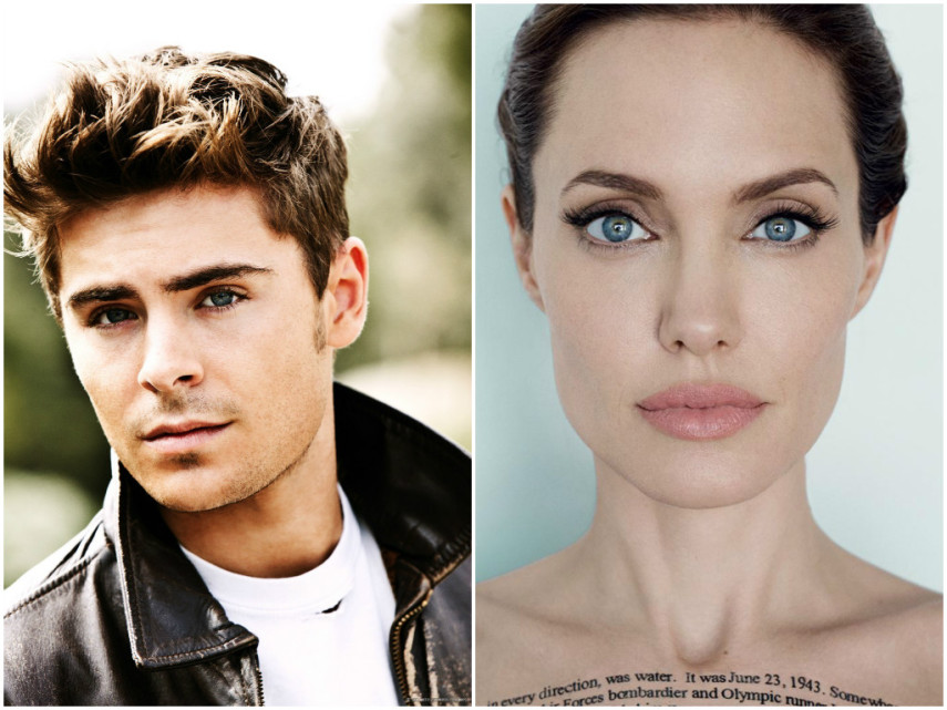O ator de High School Musical já disse uma vez que tem uma baita queda por Angelina Jolie