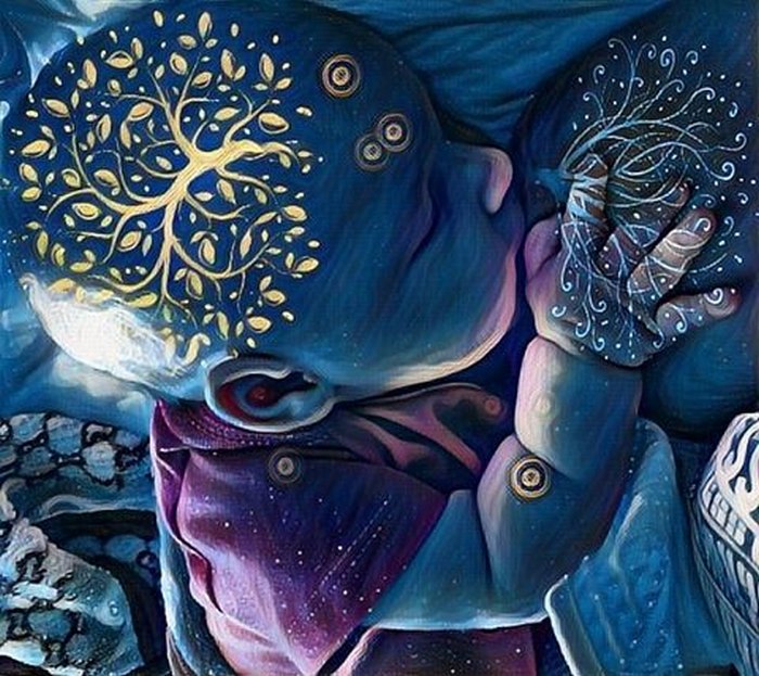 Aplicativo permite efeito que transforma selfie de amamentação em obra de arte
