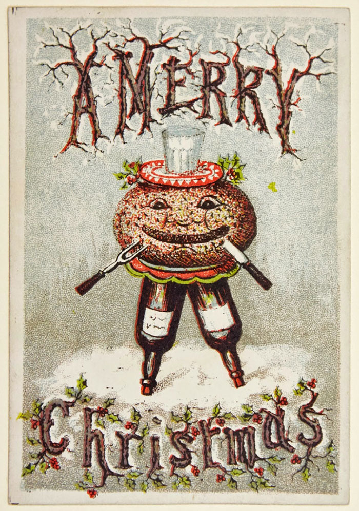 Na Era Vitoriana, o pessoal achava ~normal~ trocar cartões e Natal sinistros que nem esses daqui