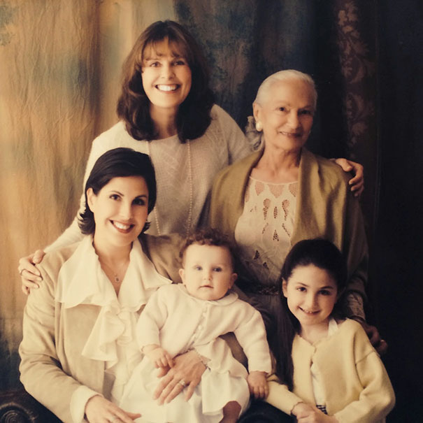 Retratos de famílias reúnem gerações