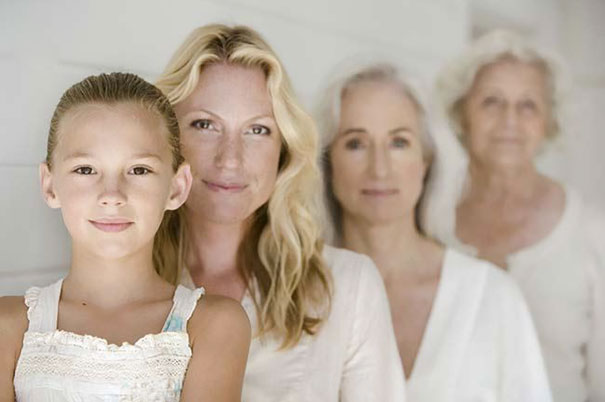 Retratos de famílias reúnem gerações