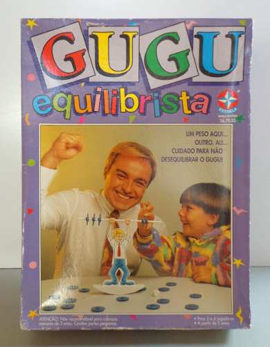 Gugu foi um dos campeões em produtos infantis. O Gugu Equilibrista certamente foi um dos grandes hits.