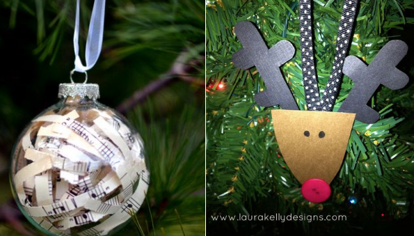 Diferentes formas de você mesmo criar bolas de Natal