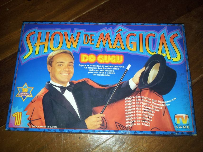 Até um show de mágicos com kit completo o Gugu lançou.