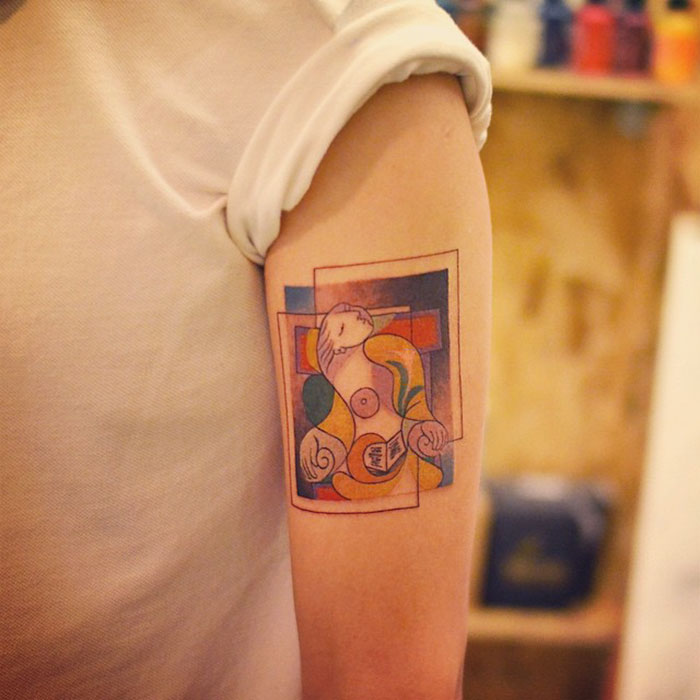 Essas tatuagens foram inspiradas em grandes nomes da arte