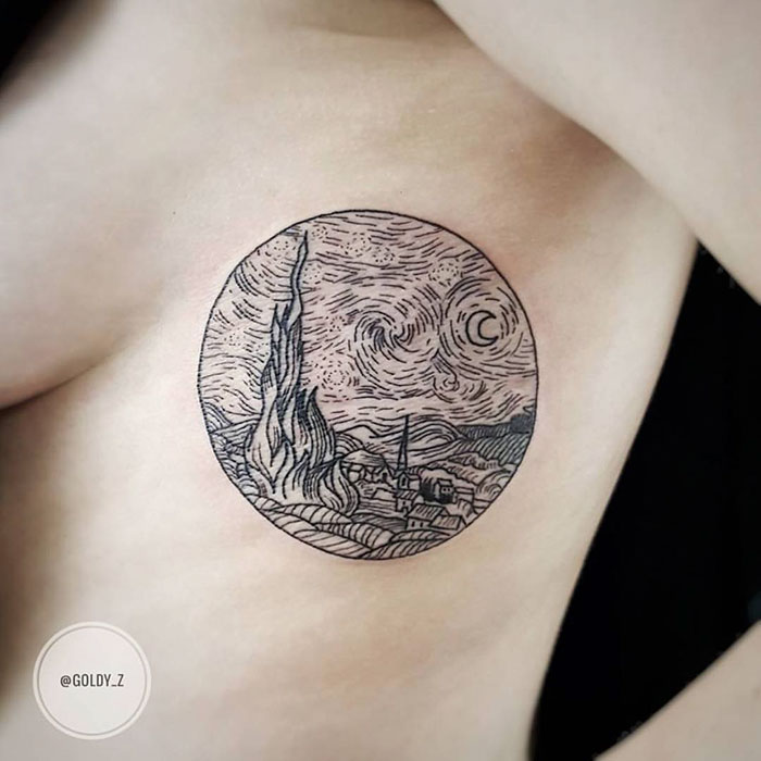 Essas tatuagens foram inspiradas em grandes nomes da arte