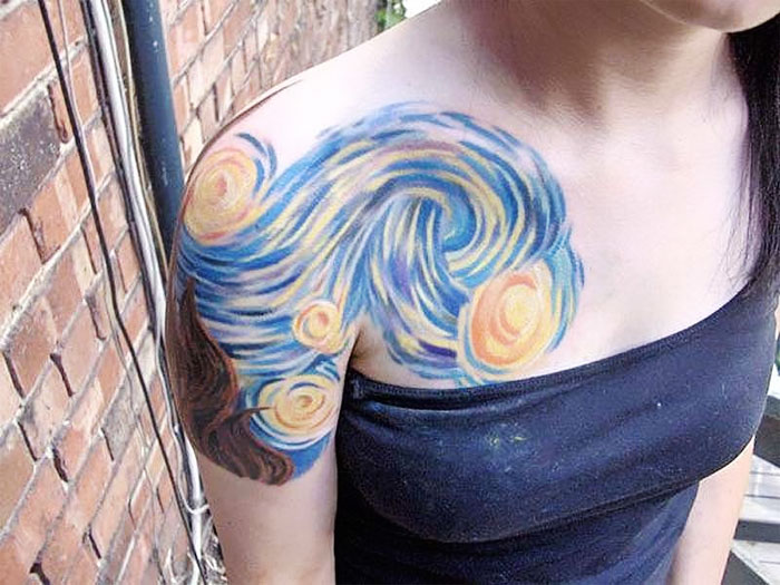 Essas tatuagens foram inspiradas em grandes nomes da arte