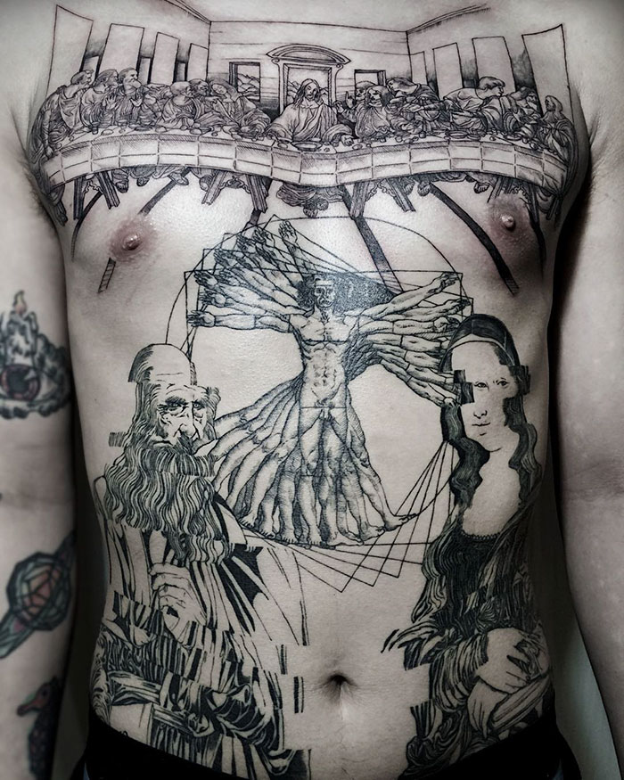 Essas tatuagens foram inspiradas em grandes nomes da arte