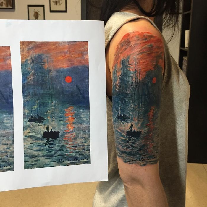 Essas tatuagens foram inspiradas em grandes nomes da arte