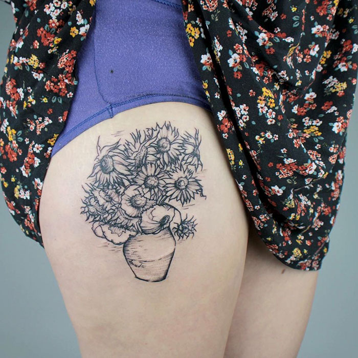 Essas tatuagens foram inspiradas em grandes nomes da arte