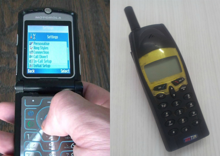Celulares antigos