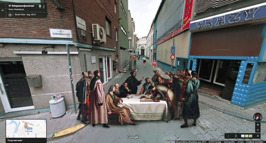 Nikola Djuric é um ilustrador de Novi Sad, uma cidade no norte da Sérvia, e teve uma ideia de trazer os grandes mestres da pintura clássica para as ruas. ara ajudá-lo nessa missão, ele decidiu usar o Google Street View