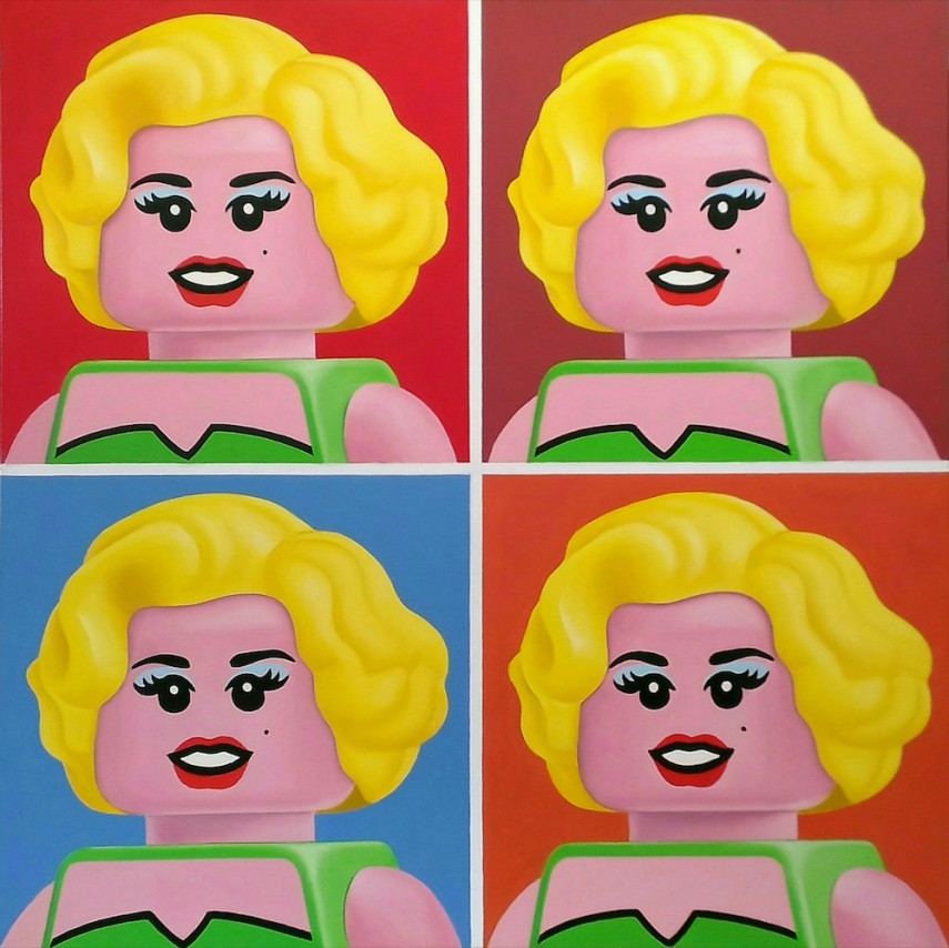 Italiano recria obras de arte com Lego