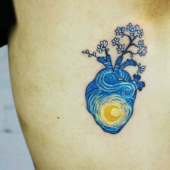 Essas tatuagens foram inspiradas em grandes nomes da arte