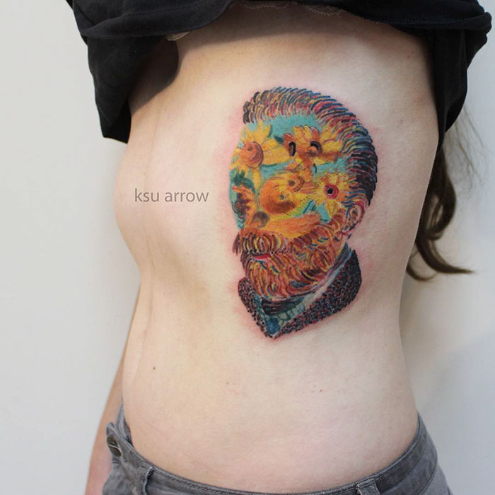 Essas tatuagens foram inspiradas em grandes nomes da arte