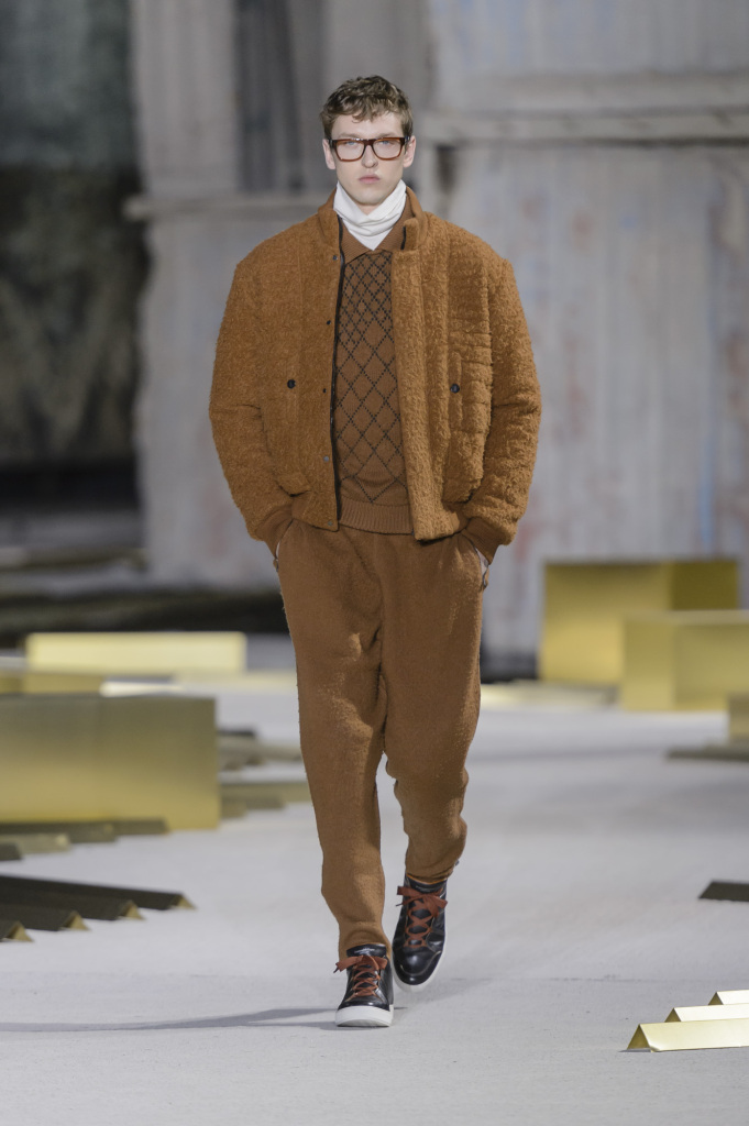 Desfile outono/inverno 2017 da Ermenegildo Zegna