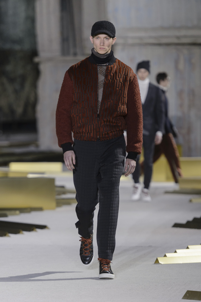 Desfile outono/inverno 2017 da Ermenegildo Zegna