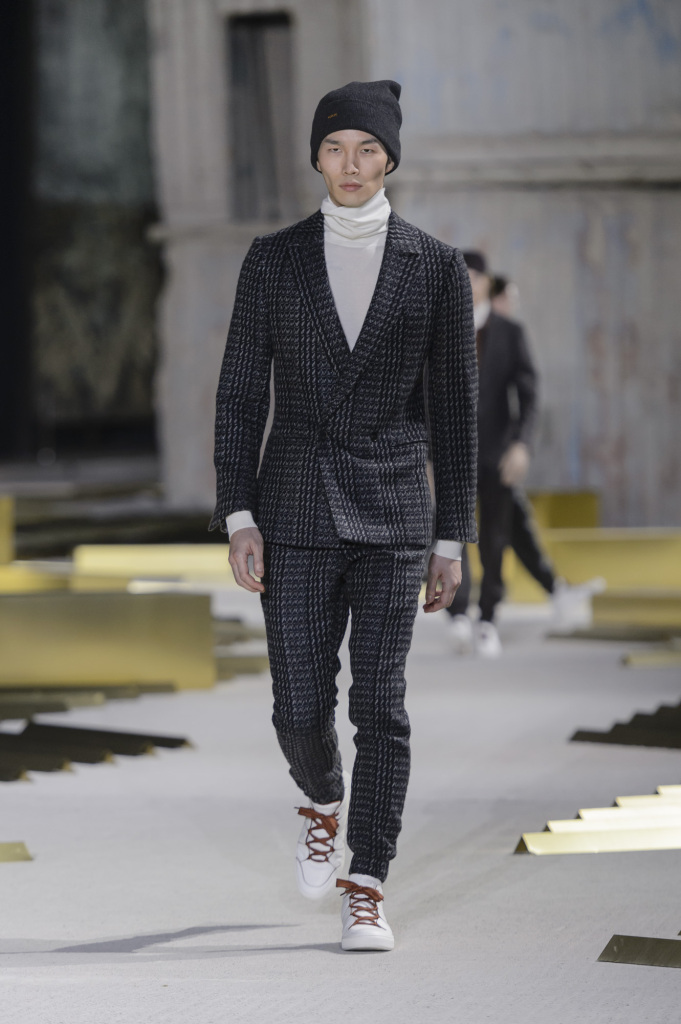 Desfile outono/inverno 2017 da Ermenegildo Zegna