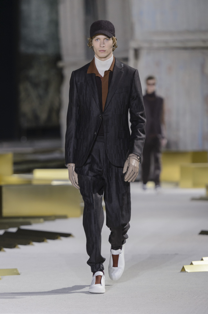 Desfile outono/inverno 2017 da Ermenegildo Zegna