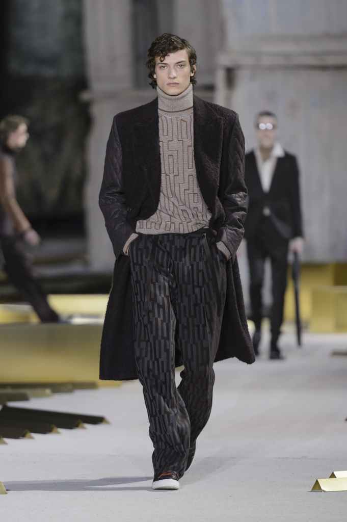 Desfile outono/inverno 2017 da Ermenegildo Zegna