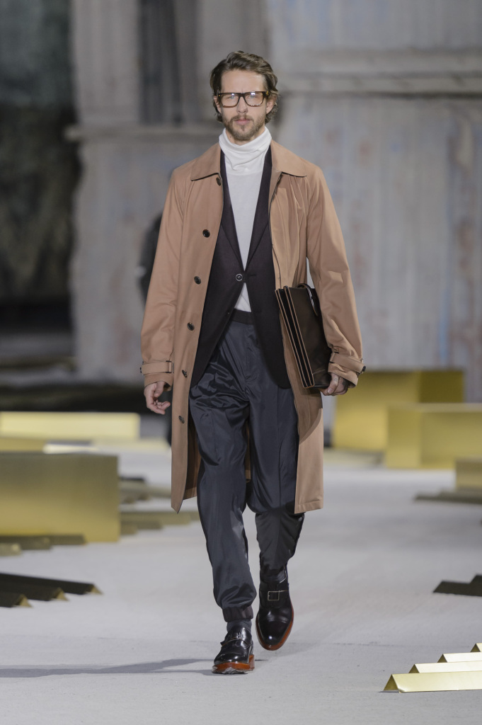Desfile outono/inverno 2017 da Ermenegildo Zegna