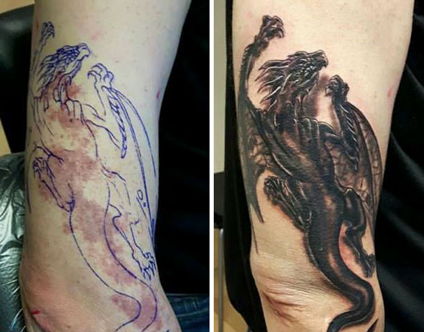 Alguns desenhos conseguem esconder (ou ao menos) disfarçar aquelas marquinhas e pintas indesejadas. Criativo demais!