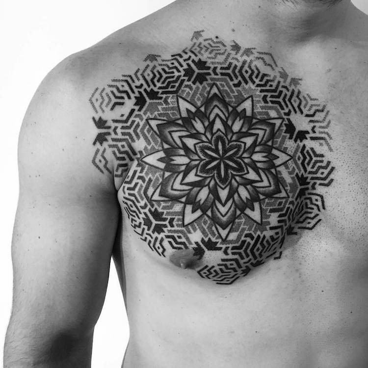 Corey Divine transforma a antiga arte das mandalas em desenhos modernos e impressionantes. Se liga na perfeição!