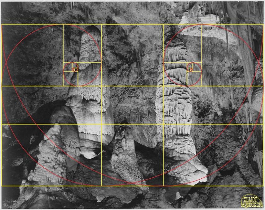 Imagens de Ansel Adams analisadas pela proporção áurea