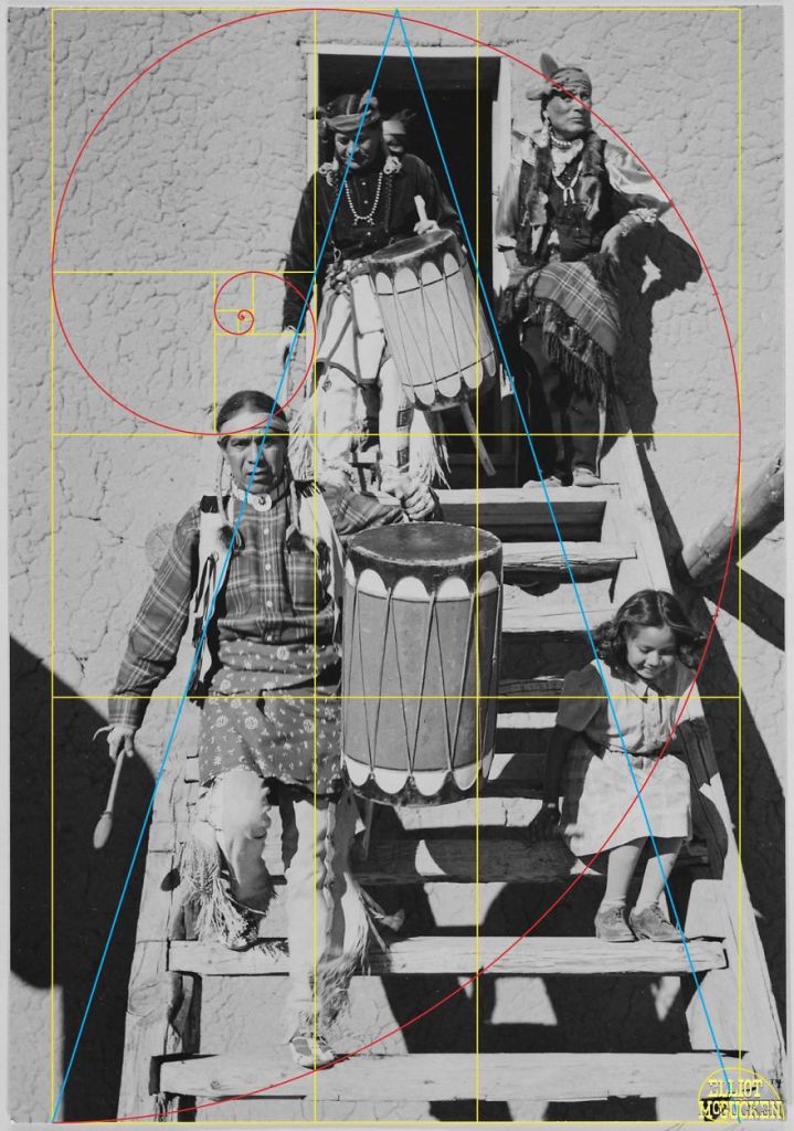 Imagens de Ansel Adams analisadas pela proporção áurea