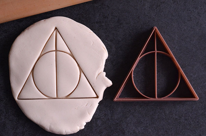 Cortadores de cookies inspirados em Harry Potter