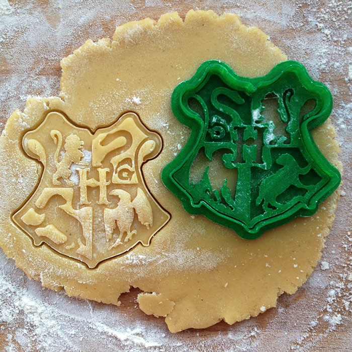 Cortadores de cookies inspirados em Harry Potter