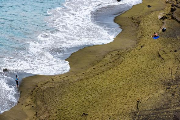 Praia Papakōlea, Havaí