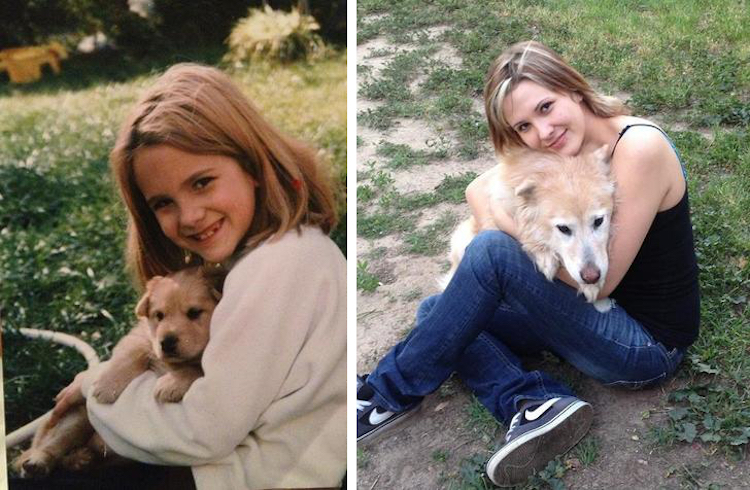 Série mostra antes e depois de cachorros